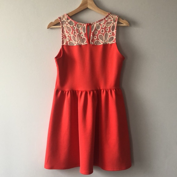 Red Peek-a-boo Top Dress - Picture 2 of 5